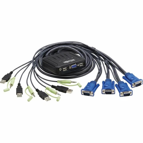 s-l500__89784.1772478523.jpg B032VUA4 | Tripp Lite | 4-Port VGA KVM Switch - Image 1
