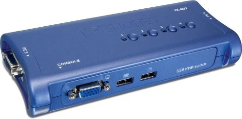 s-l600__07499.1772478517-1.jpg TK407K | TRENDnet | 4-Port USB KVM Switch Kit - Image 1