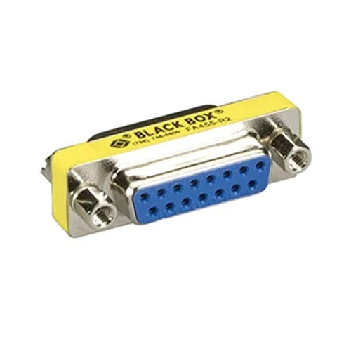 s-l600__23300.1772479437.jpg FA455-R2 | Black Box | DB15 Gender Changer 1 x 15-pin DB-15 Female 1 x 15-pin DB-15 - Image 1