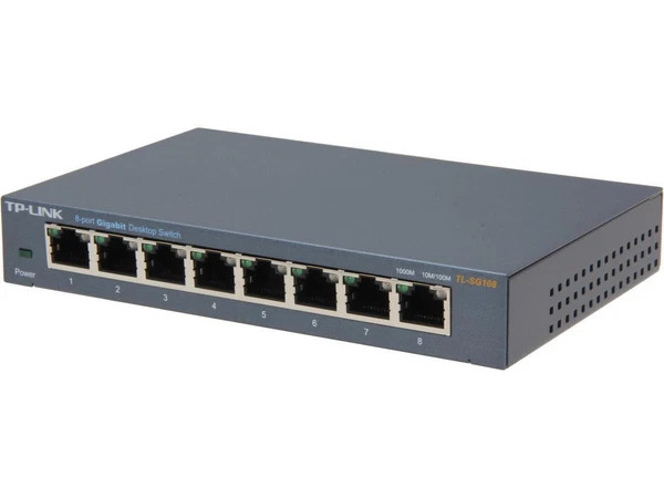 s-l600__27810.1772478697.jpg TLSG108 | TP-Link | 8 Port Gigabit Ethernet Network Switch Ethernet Splitter Sturdy Meta - Image 1