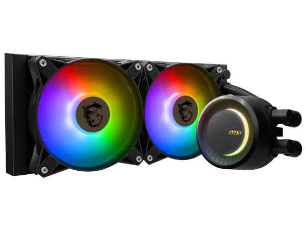 s-l600__32371.1772478453-1.jpg CLE240 | MSI | MAG CoreLiquid E240 BlackAIO ARGB CPU Liquid CoolerRotating Cap Design - Image 1