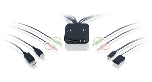 s-l600__33602.1772478795-1.jpg GCS82DPC | Iogear | 2-Port 4K Hybrid KVM Switch - Image 1