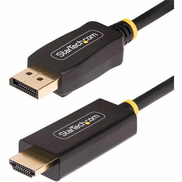 s-l600__34007.1772479357.jpg 6F-DP-HDMI-4K60-HDR | StarTech | 6.6ft 2m DisplayPort to HDMI Adapter Cable - Image 1