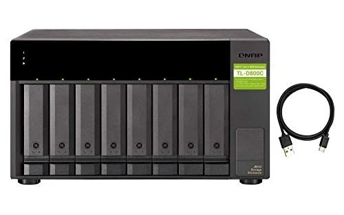 s-l600__35091.1772478485.webp TL-D800C | QNAP | Drive Enclosure USB 3.2 Gen 2 Type C Host Interface - Image 1