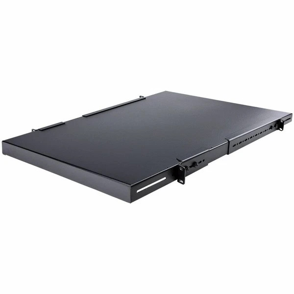 s-l600__36852.1772478486.jpg ADJSHELFHD | StarTech | 1U Adjustable Mounting Depth Heavy Duty Fixed Rack Shelf - Image 1