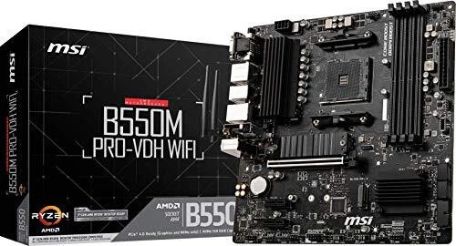 s-l600__39662.1772478362-1.jpg B550M | AMD | MSI PRO-VDH WIFI Desktop Motherboard - Image 1