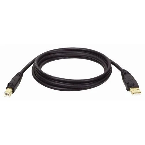 s-l600__58288.1772479382.jpg U022-010-R | Tripp Lite | USB 2.0 High-Speed Type-A to Type-B 10-ft Cable - Image 1