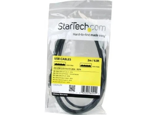 s-l600__59875.1772479255.jpg USB2AA2M | StarTech | 2m USB 2.0 A to A Cable - Image 1