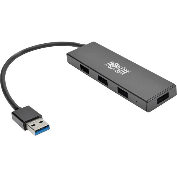 s-l600__62545.1772479390.jpg U360004SLIM | Tripp Lite | 4-Port Ultra-Slim Portable USB 3.0 SuperSpeed Hub - Image 1