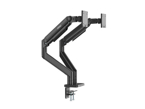 s-l600__65466.1772478865-1.jpg MT201D | MSI | Premium Heavy Duty Dual Monitor Stand Arms 17-45" Support - Image 1