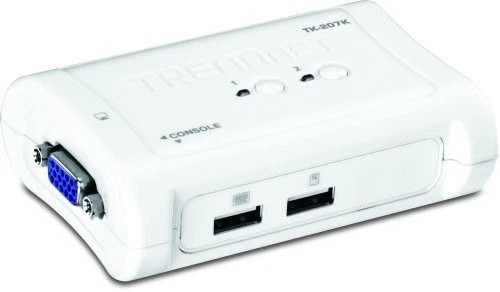 s-l600__76823.1772478531.jpg TK207K | TRENDnet | 2-Port USB KVM Switch and Cable Kit - Image 1