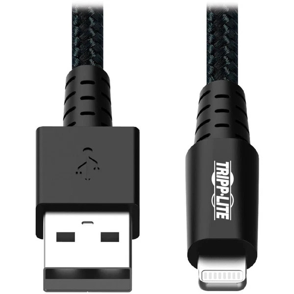 s-l600__79133.1772479297.jpg M100001GYMAX | Tripp Lite | 1ft Lightning to USB Sync Charge - Image 1