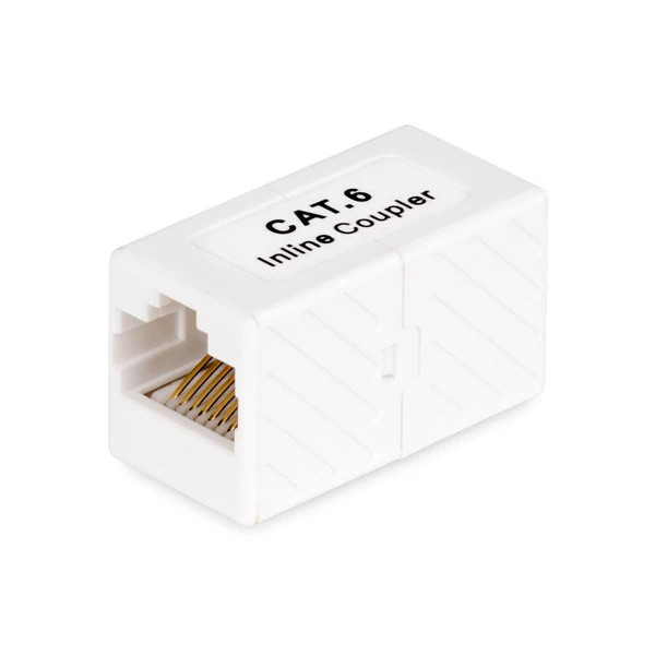 s-l600__82866.1772479442.jpg IN-CAT6-COUPLER-U5 | StarTech | RJ45 Coupler Inline Cat6 F/F Connector Ethernet Cable Extension - Image 1