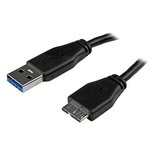 s-l600__85691.1772479433.jpg USB3AUB15CMS | StarTech | 15cm 6in Short Slim Superspeed USB 3.0 A To Micro B Cable - Image 1