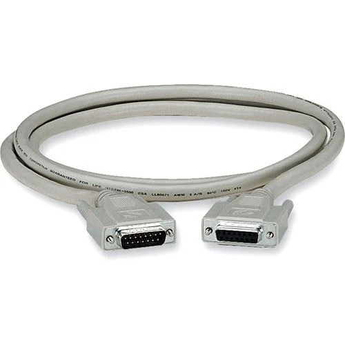 s-l960__07051.1772479330.jpg EGM16T-0050-MF | Black Box | Male/Female 50ft DB15 Thumbscrew Cable - Image 1