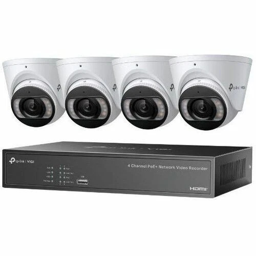 s-l960__13282.1772478106.jpg VIGINK4PT44252T | TP-Link | VIGI 4MP Full-Color Turret IPC & 4 Channel PoE+ NVR Kit - Image 1