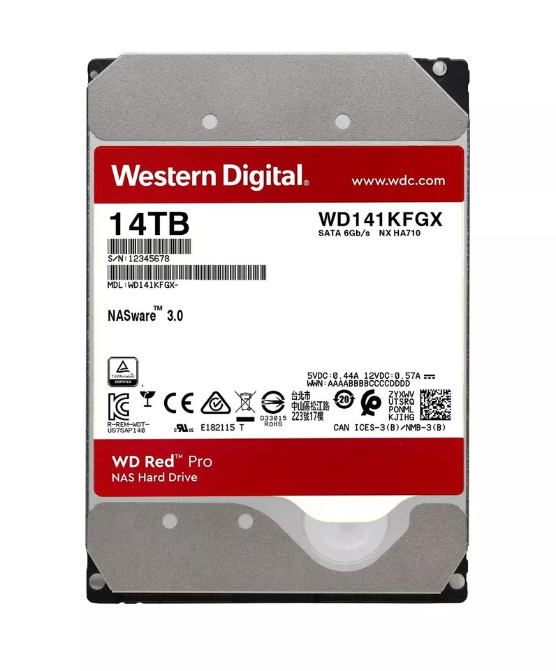 s-l960__30309.1736179944.jpg WD142KFGX | Western Digital | 14TB Red Pro NAS SATA HDD Internal Hard Drive - Image 1