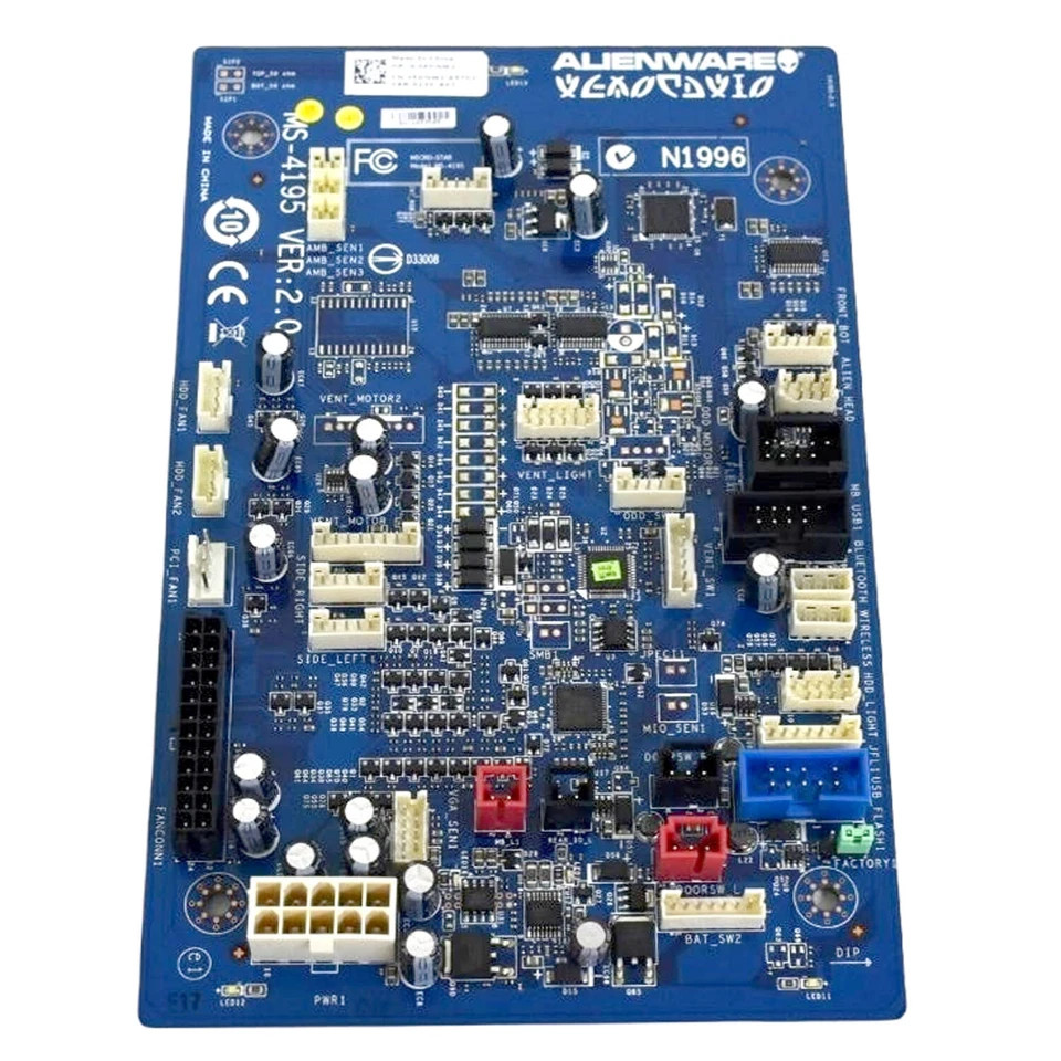 s-l960__51773__58318.1751475426-1.jpg 0604GC | Dell | Alienware Area51 ALX Master I/O Board N1996 MS-4195 VER:2.0 - Image 1