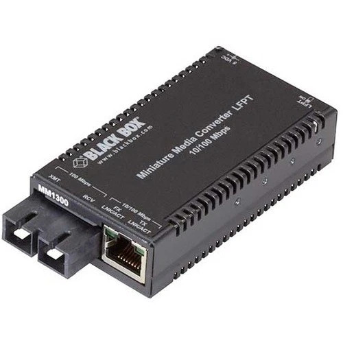 s-l960__59253.1772478959-1.jpg LHC014AR4 | Black Box | MultiPower Miniature Transceiver/Media Converter - Image 1