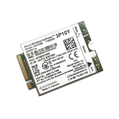 s-l960__76468__74819.1751475001.jpg 0MR7VT | Dell | E7270 E7470 E7370 DW5811e EM7455 LTE 4G WWAN Module Card (REV A00) - Image 1