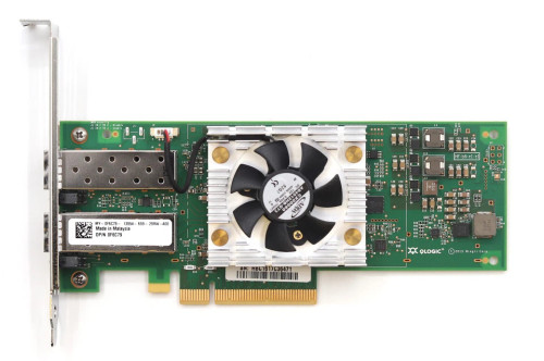 s-l960__89427.1746469772.jpg F6C79 | Dell | Qlogic FastLinQ QL45212HCU-DE 2X 10Gb 25Gb SFP28 PCIe Ethernet Card - Image 1