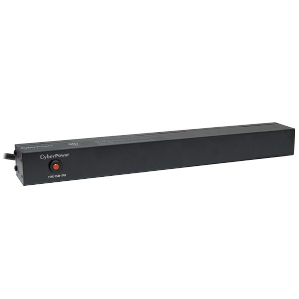 sV02f8juku0gIop7KecBg.c-r__86528.1708117961-1.jpg PDU15B10R | Cyberpower | power distribution unit (PDU) 10 AC outlet(s) 1U Black - Image 1