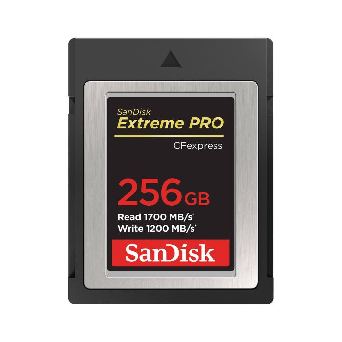sdcfe-256g-o_nyuz3r8gvxlfm3qt__58590.1706034331.jpg SDCFE-256G | SanDisk | 256GB Extreme Pro CFexpress Flash Memory Card - Image 1