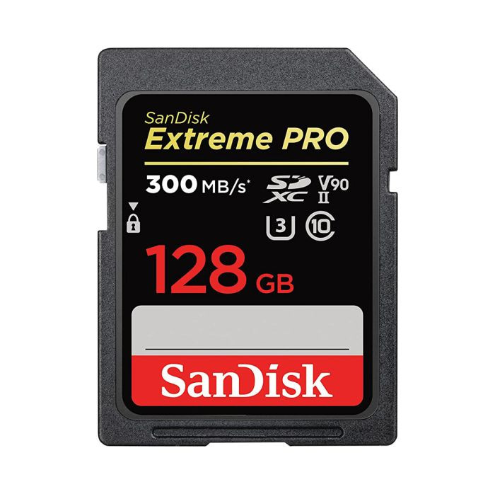 sdsdxdk-128g-ancin-o_fda32cegud5alm0w__51945.1706034433.jpg SDSDXDK-128G-ANCIN | SanDisk | 128GB Extreme Pro SDHC/SDXC UHS-II Memory Card - Image 1