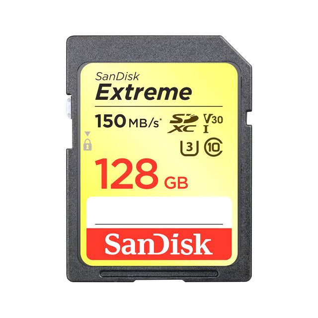 sdsdxv5-128g-o_ylmkmrghltk1ycjo__36380.1706034444.jpg SDSDXV5-128G | SanDisk | 128GB Extreme SDHC UHS-I Flash Memory Card - Image 1