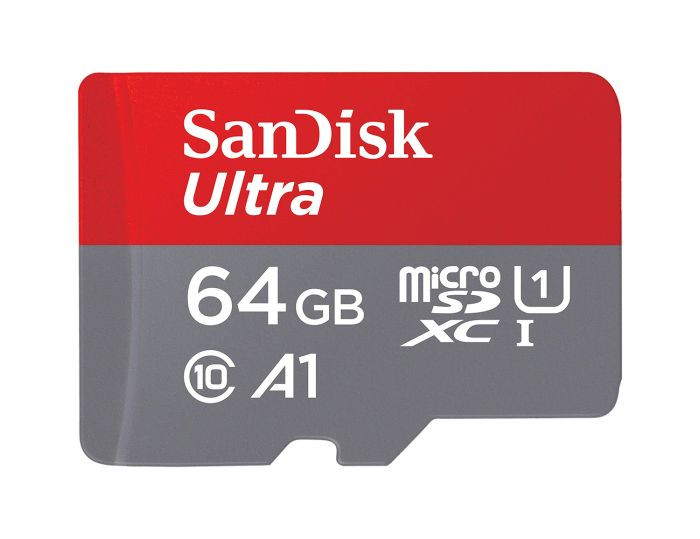 sdsqua4-064g-gn6ta-o_1dodeyc7jrktaas2__84121.1706034478.jpg SDSQUA4-064G-GN6TA | SanDisk | 64GB Ultra microSD Memory Card with SD Adapter - Image 1