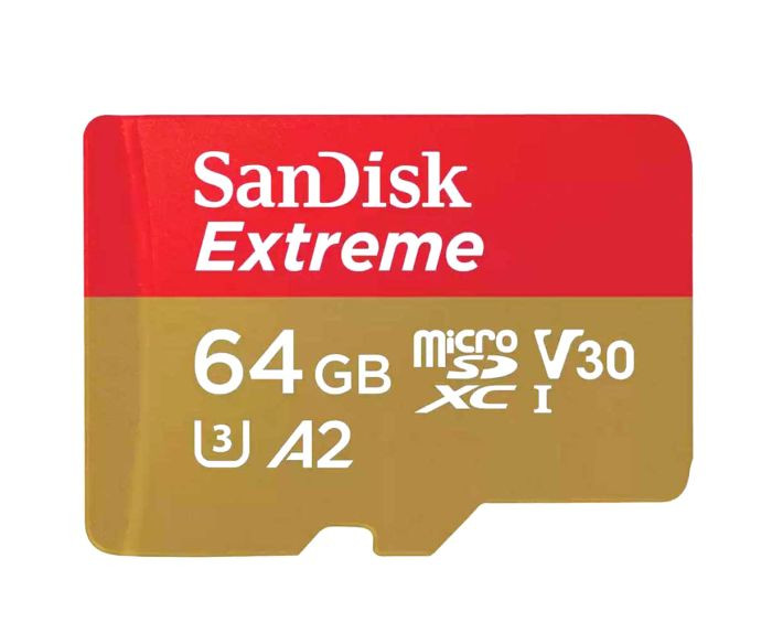 sdsqxah-064g-gn6gn-o_1pfpvugdwrmczeeo__11768.1706034535.jpg SDSQXAH-064G-GN6GN | SanDisk | 64GB Extreme microSD Memory Card for Mobile Gaming - Image 1