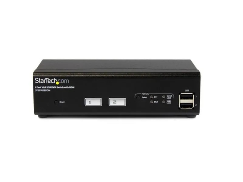sv231usbddm__22121.1696343618.jpg SV231USBDDM | StarTech | 2-Port USB VGA KVM Switch - Image 1