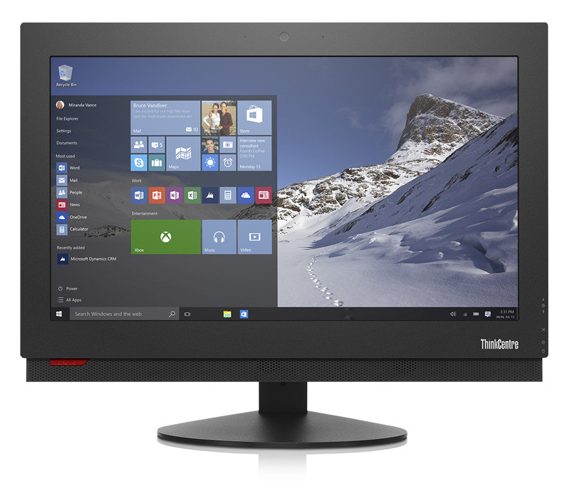 tr2UXyn0vUGfEgAsDXPspA.c-r__38572.1708122286-1.jpg 10EY000HUS | Lenovo | M700z 20" 1600 x 900 pixels Intel? Pentium? 4 GB DDR4-SDRAM 500 GB HDD Windows 10 Pro Wi-Fi 5 (802.11ac) All-in-One PC Black - Image 1