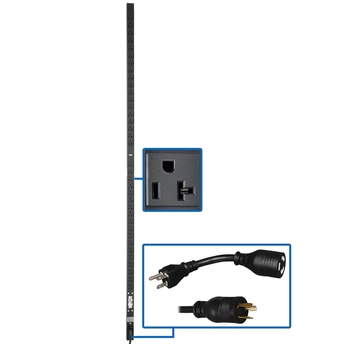 vtoXcBE4oUWgAitAODx1PQ.c-r__97190.1708129828-1.jpg PDUV20-72 | Tripp Lite | power distribution unit (PDU) 36 AC outlet(s) 0U Black - Image 1