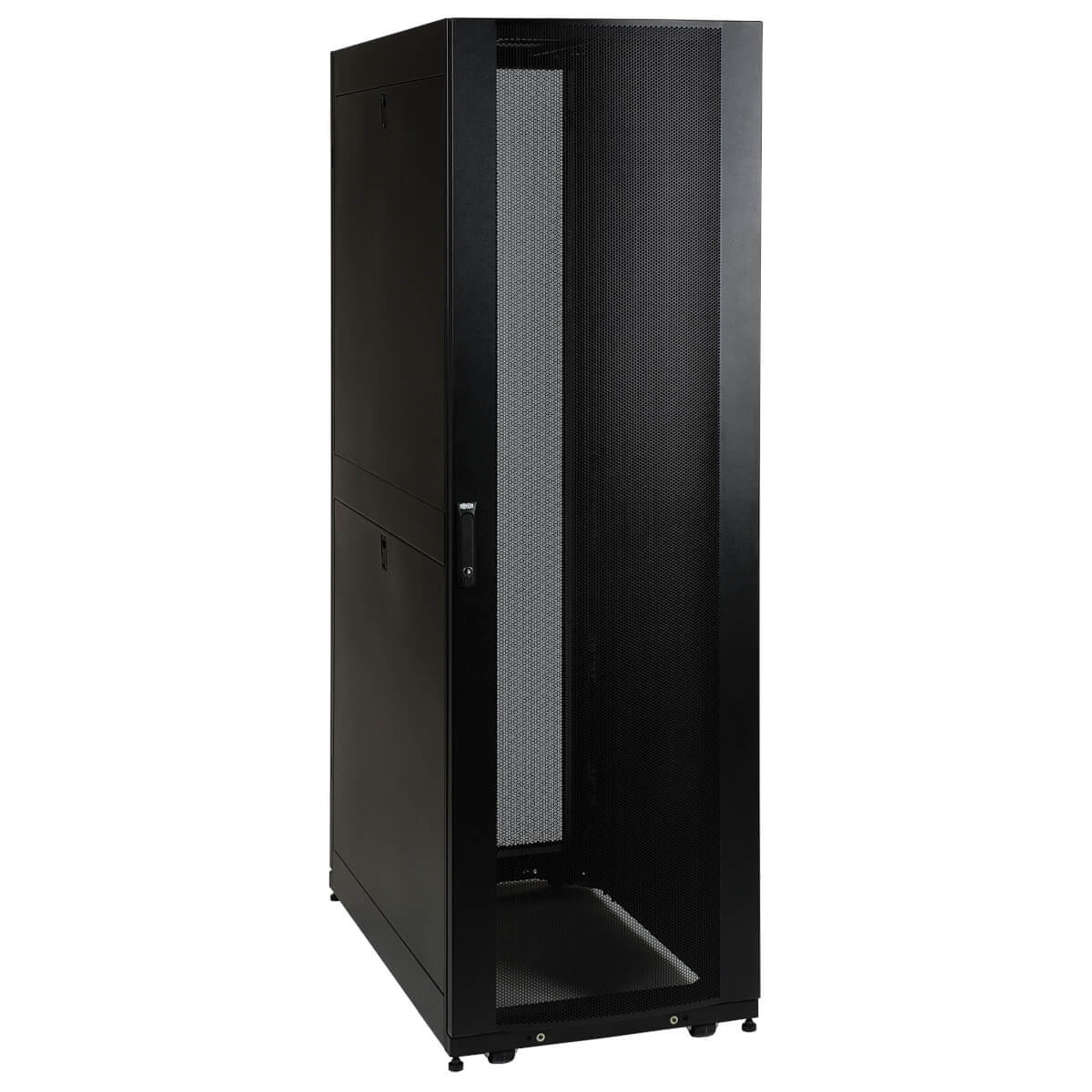 ws1OVxDy1UGO8imO6e-FrQ.c-r__49741.1708130011-1.jpg SR42UB | Tripp Lite | rack cabinet 42U Freestanding rack Black - Image 1