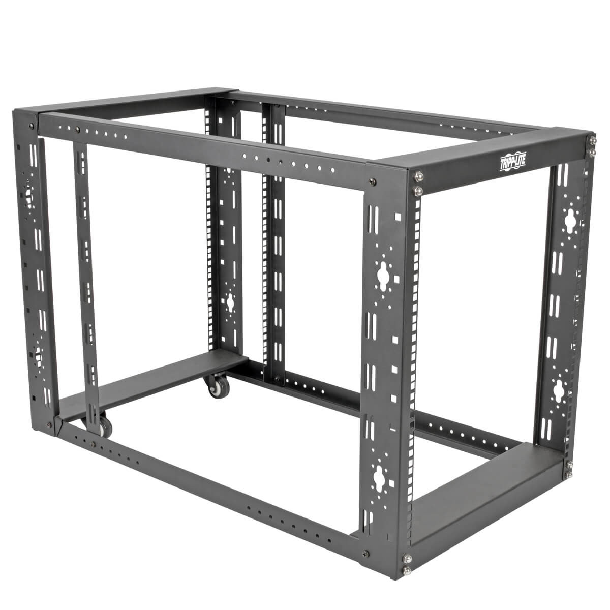 yV8VF6Wgx06Ozz6W7WngGA.c-r__60855.1708129977.jpg SR12UBEXPNDKD | Tripp Lite | rack cabinet 12U Freestanding rack Black - Image 1